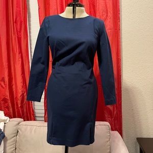 Kate Spade Saturday navy zipper dress size 10 NWT